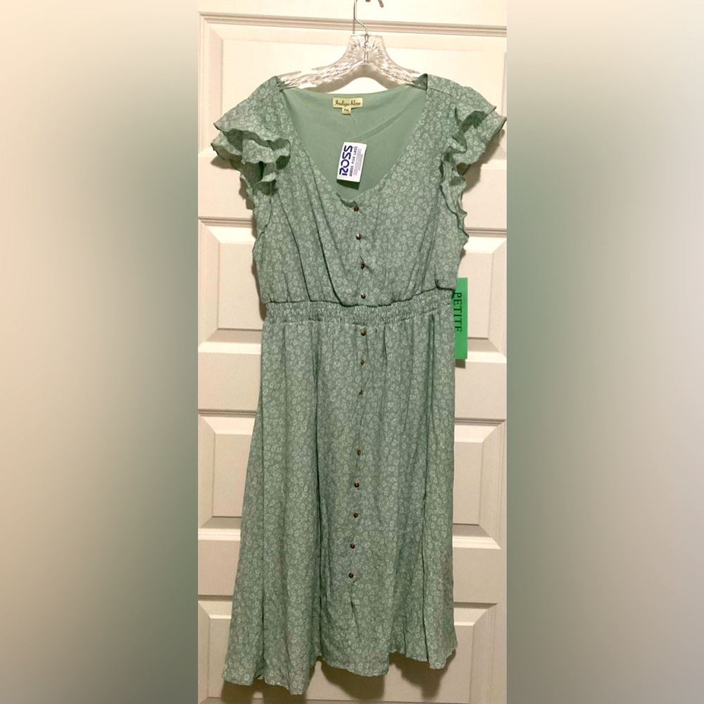 Green Floral Dress